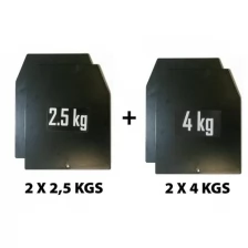 Комплект ORIGINAL FIT.TOOLS весовых пластин для утяжелительного жилета